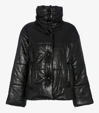 Nanushka + Hide Vegan Leather Puffer Coat