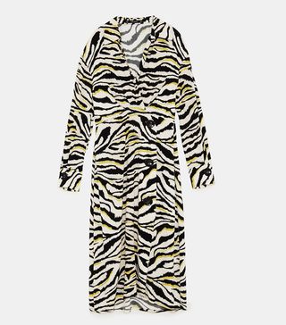 Zara + Zebra-Print Dress
