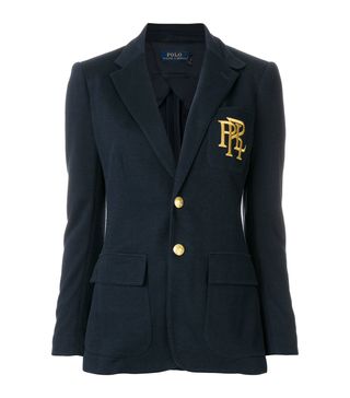 Polo Ralph Lauren + Embroidered Single Breasted Blazer