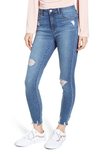 Articles of Society + Heather High Waist Distressed Skinny Jeans
