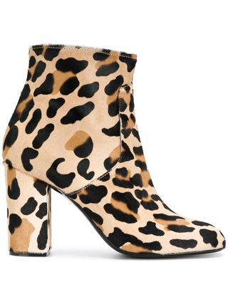 P.A.R.O.S.H. + Leopard Print Ankle Boots