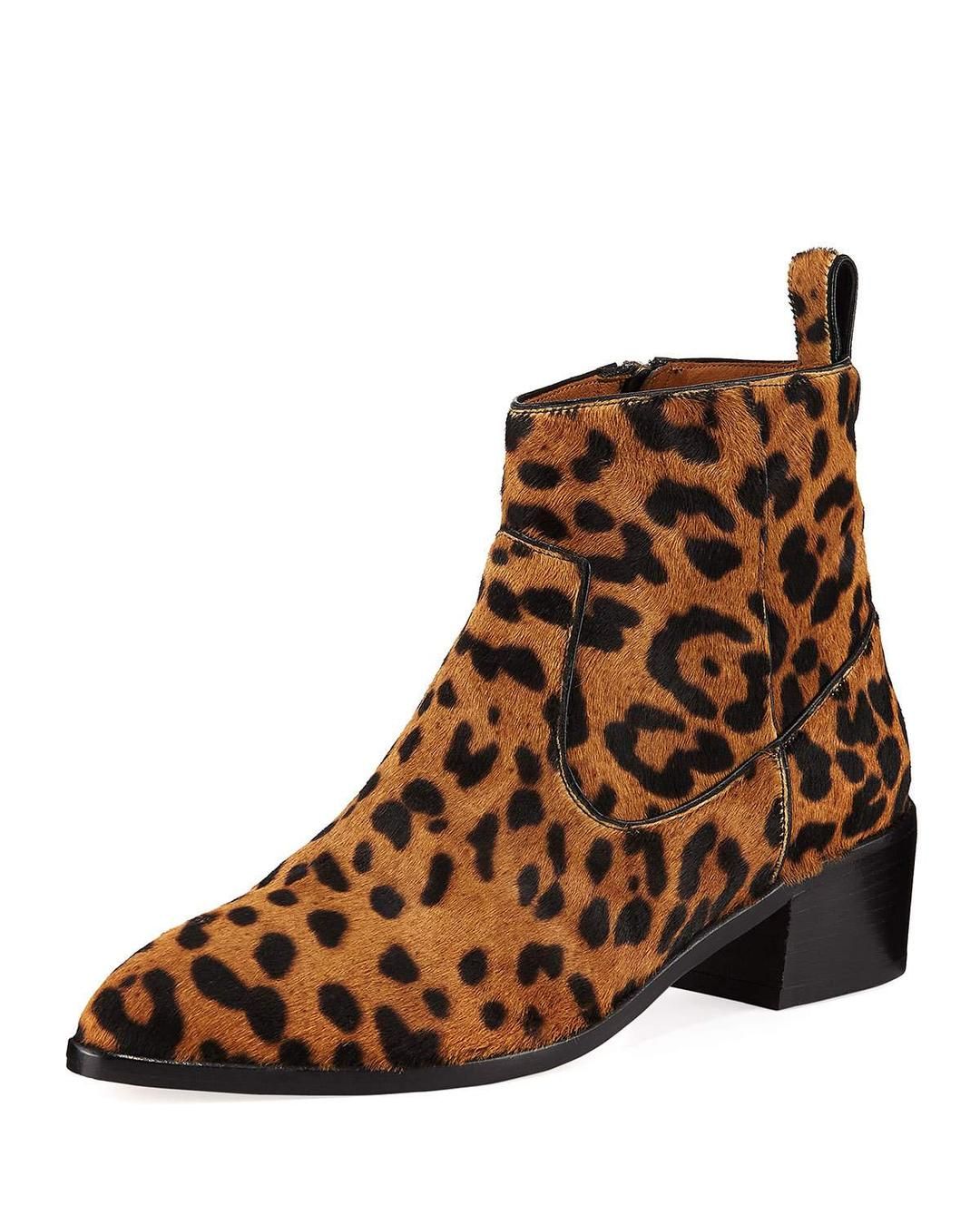 leopard boots
