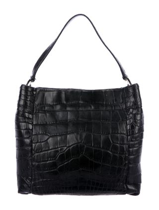Prada + Crocodile Shoulder Bag