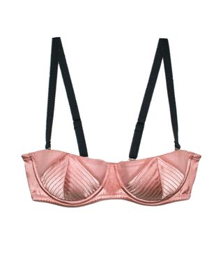 Fleur du Mal + Satin Convertible Strapless Bra