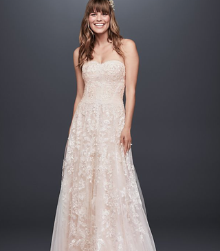 Melissa Sweet + Lace A-Line Wedding Dress