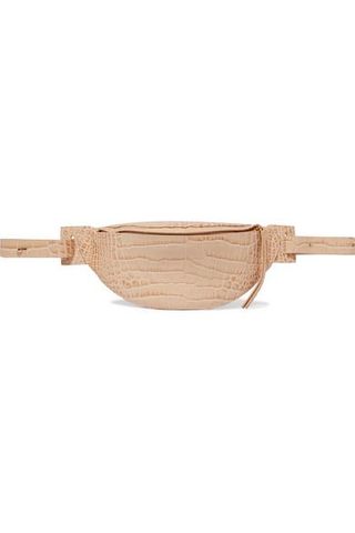 Nanushka + Lubo Croc-Effect Leather Belt Bag