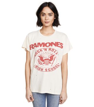 Madeworn Rock + Ramones 1979 Rock Printed Tee