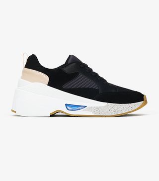 Zara + Contrasting Chunky Sole Trainers