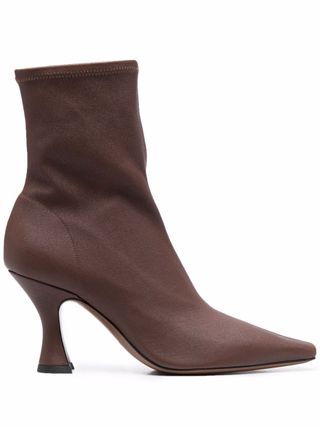 Neous + Tan Stretch Ankle Boots