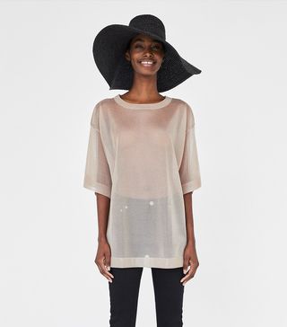 Zara + Thin Oversize Top