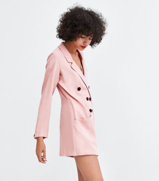 Zara + Blazer Jumpsuit Dress