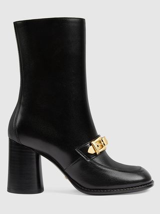 Gucci + Ankle Boot With Chain