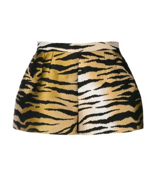 Red Valentino + Tiger Printed Shorts
