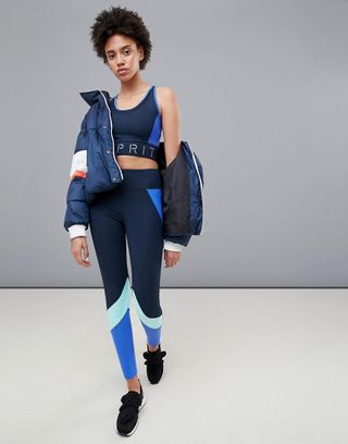 Esprit + Color Block Gym Leggings