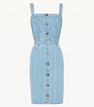 Juicy Couture + Pinstripe Denim Dress