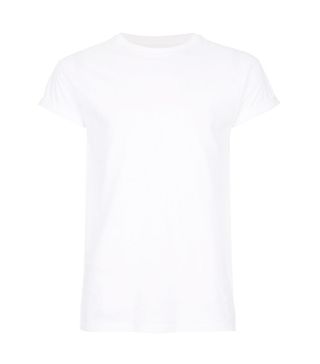 Topman + White Muscle Fit Roller T-Shirt