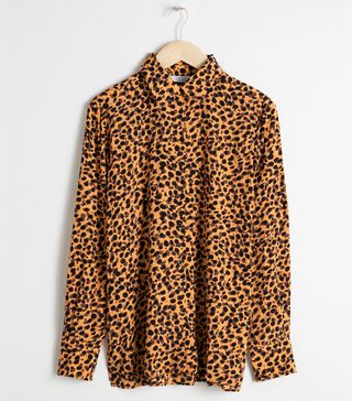 & Other Stories + Leopard-Print Button-Down Shirt