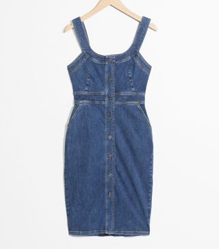 & Other Stories + Fitted Denim Dress