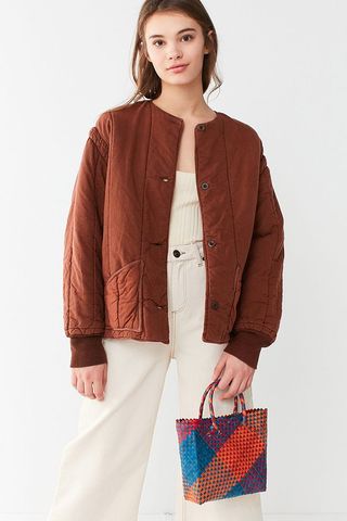 Urban Outfitters + Woven Small Basket Bag