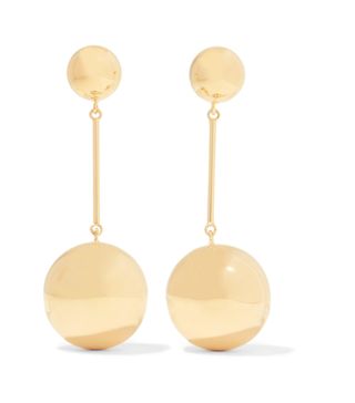 J.W.Anderson + Sphere Gold-Tone Earrings