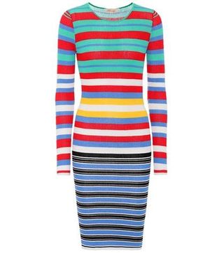 Diane von Furstenberg + Striped Sweater Dress