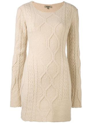 Yeezy + Long-Sleeved Knitted Dress