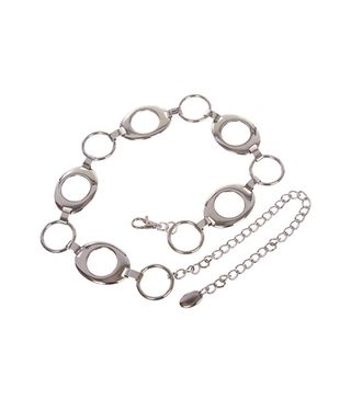 Beltiscool + Metal Oval Circle Chain Belt