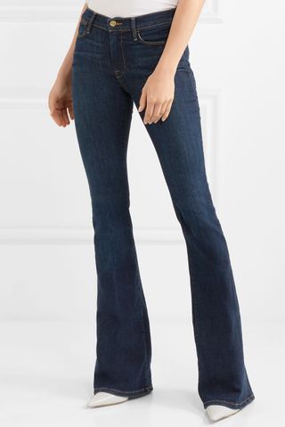 Frame + Le High High-Rise Flared Jeans