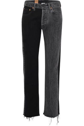 Vetements + Levi's Mid-Rise Straight-Leg Jeans