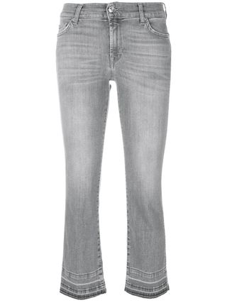 7 for All Mankind + Cropped Jeans
