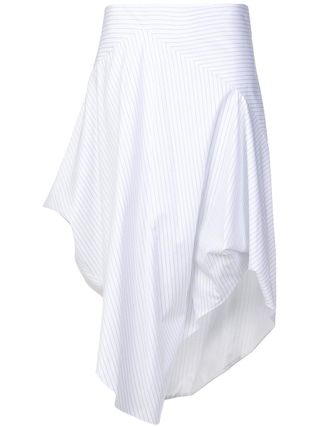Chalayan + Asymmetric Striped Skirt