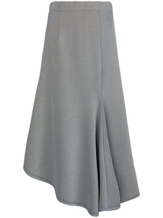Sid Neigum + Striped Asymmetric Skirt