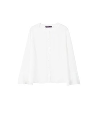 Violeta by Mango + Bell Sleeve Shirt