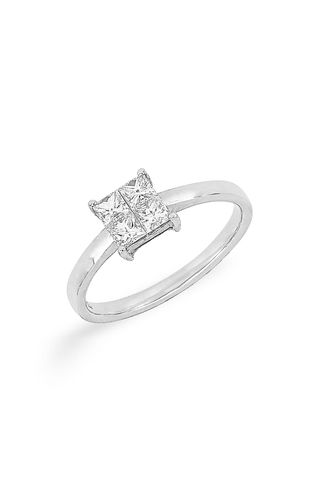 Bony Levy + Princess Cut Diamond Ring