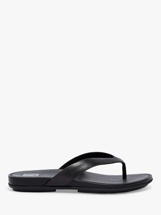 FitFlop + Gracie Leather Flip Flops