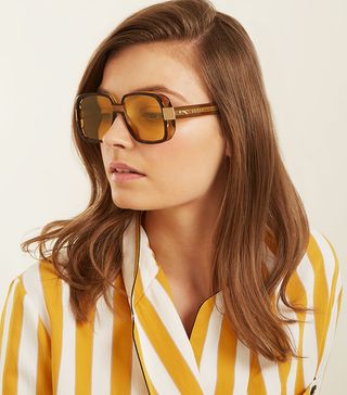 Gucci + Square Frame Sunglasses