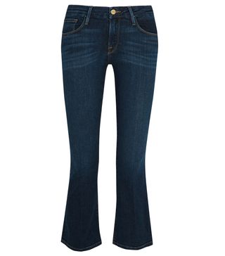 Frame + Le Crop Mini Boot Mid-Rise Jeans