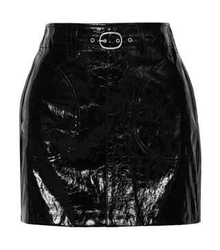 Rag & Bone + Toni Patent-Leather Mini Skirt