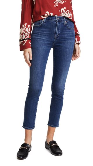 Citizens of Humanity + Rocket Sculpt High Rise Crop Skinny Jeans