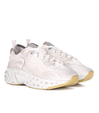 Acne + Manhattan Tumbled Suede Sneakers