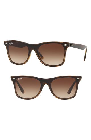 Ray-Ban + Blaze 141Mm Wayfarer Shield Sunglasses
