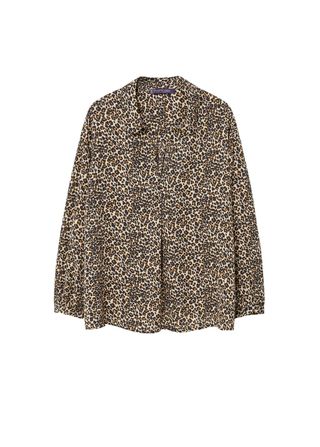 Violeta by Mango + Animal Print Blouse