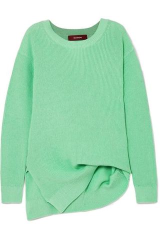 Sies Marjan + Fern Pickup Asymmetric Cotton Sweater