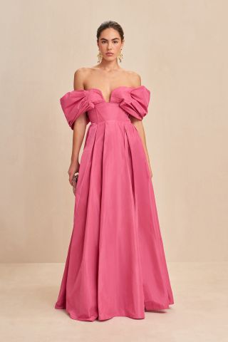 Cult Gaia + Aviva Gown in Sunkiss