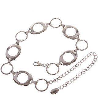 Beltiscool + Metal Oval Circle Chain Belt