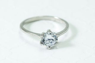 Little SAS + Silver Engagement Ring