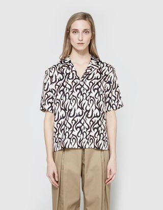 Alexander Wang + Hawaiian Silk Shirt