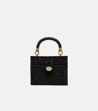 Zara + Minaudière Bag With Braided Handle