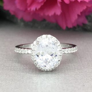 Villani Designs + Oval Engagement Ring