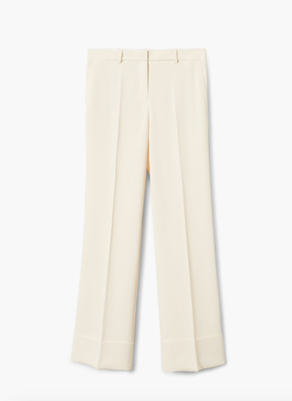 Mango + High-Waist Palazzo Trousers